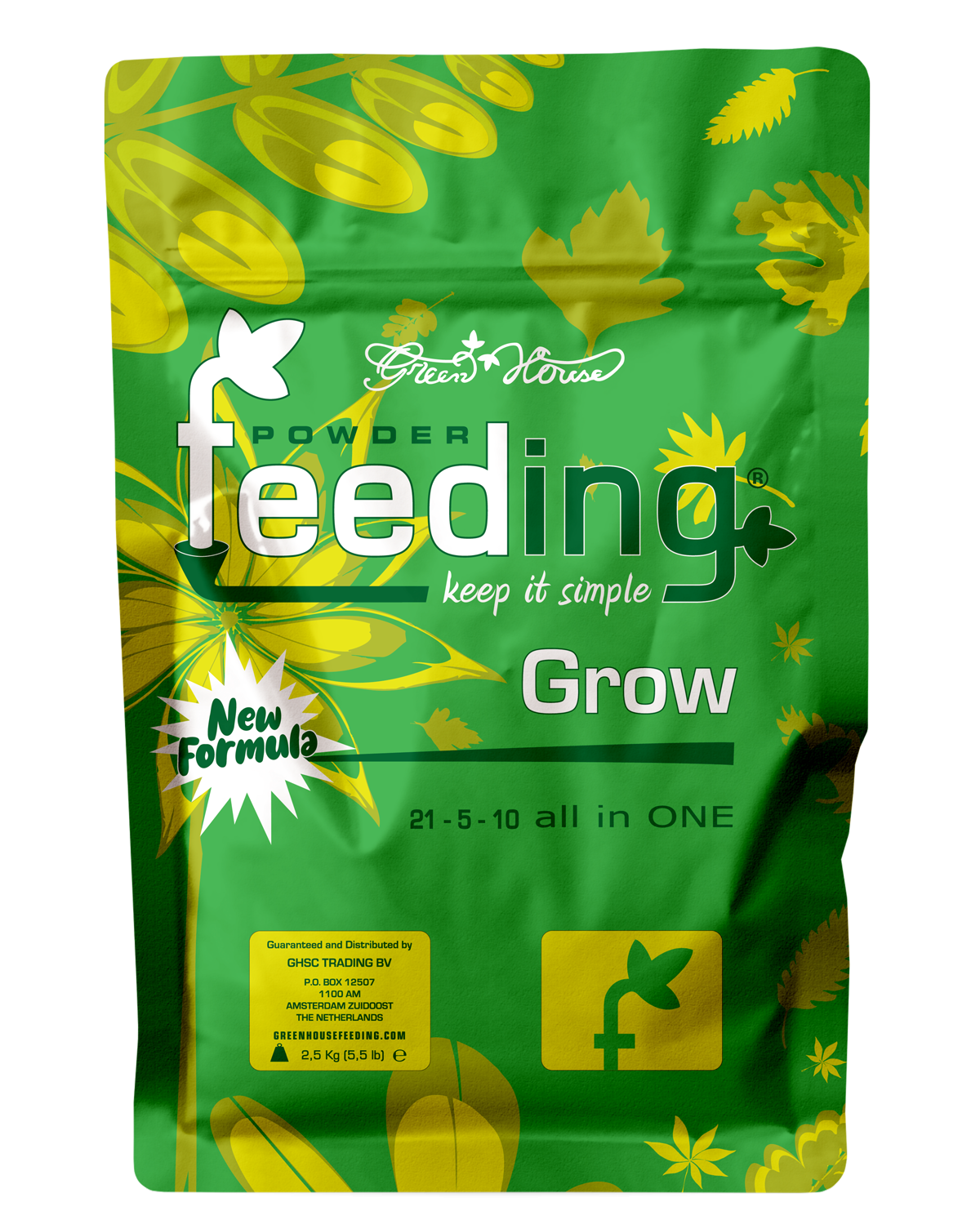 Green House Powder Feeding Grow