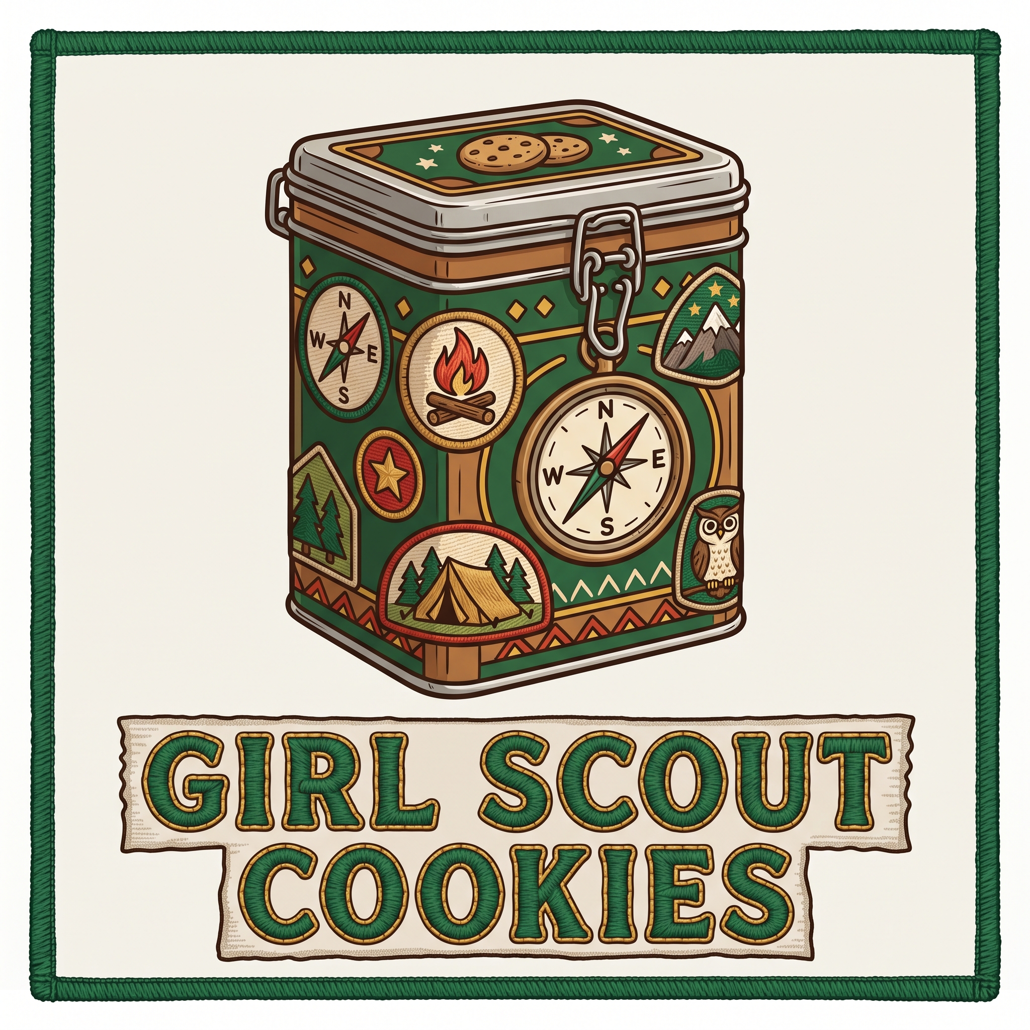 Girl Scout Cookies Steckling