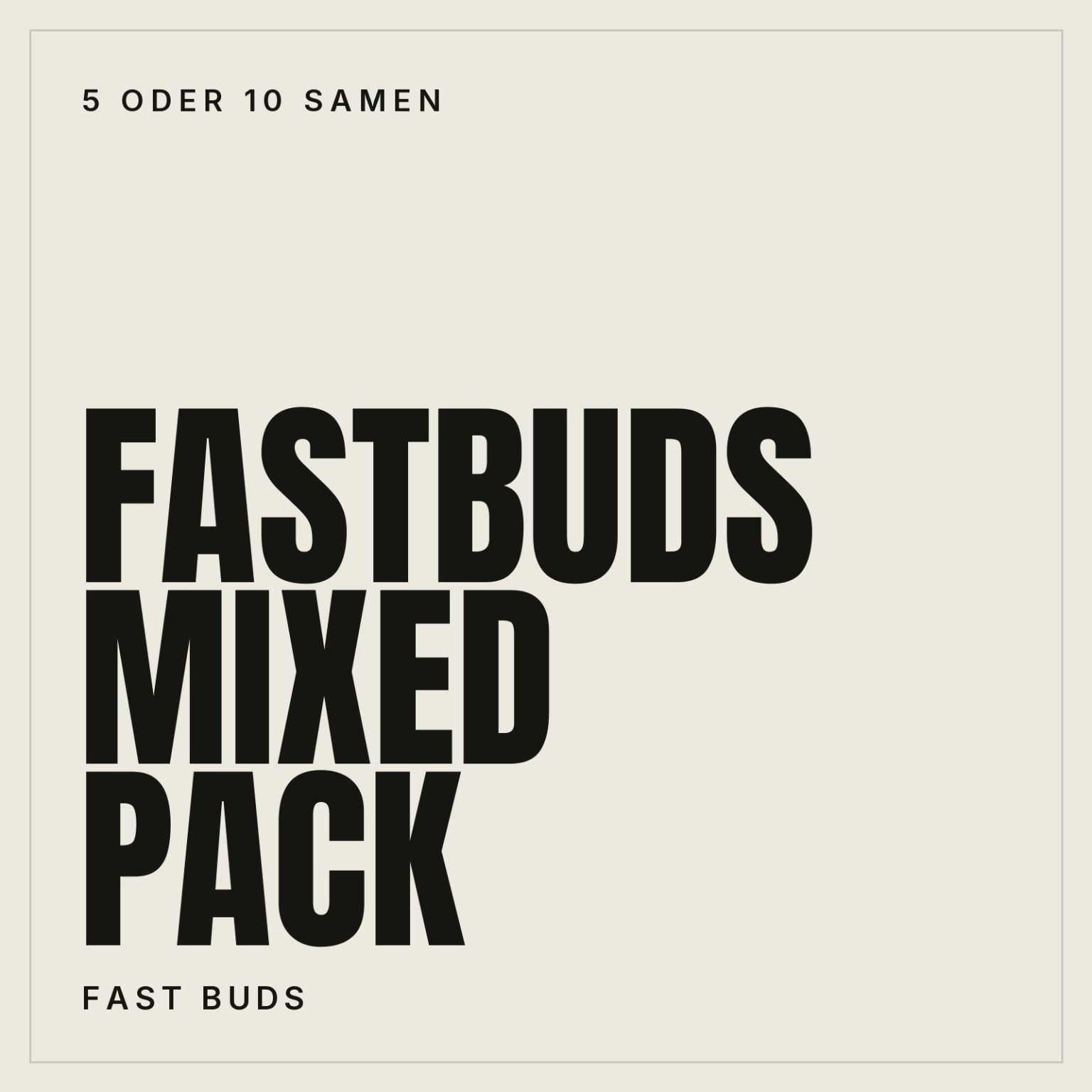 Fast Buds Mixed Pack Hanfsamen - Autoflowering
