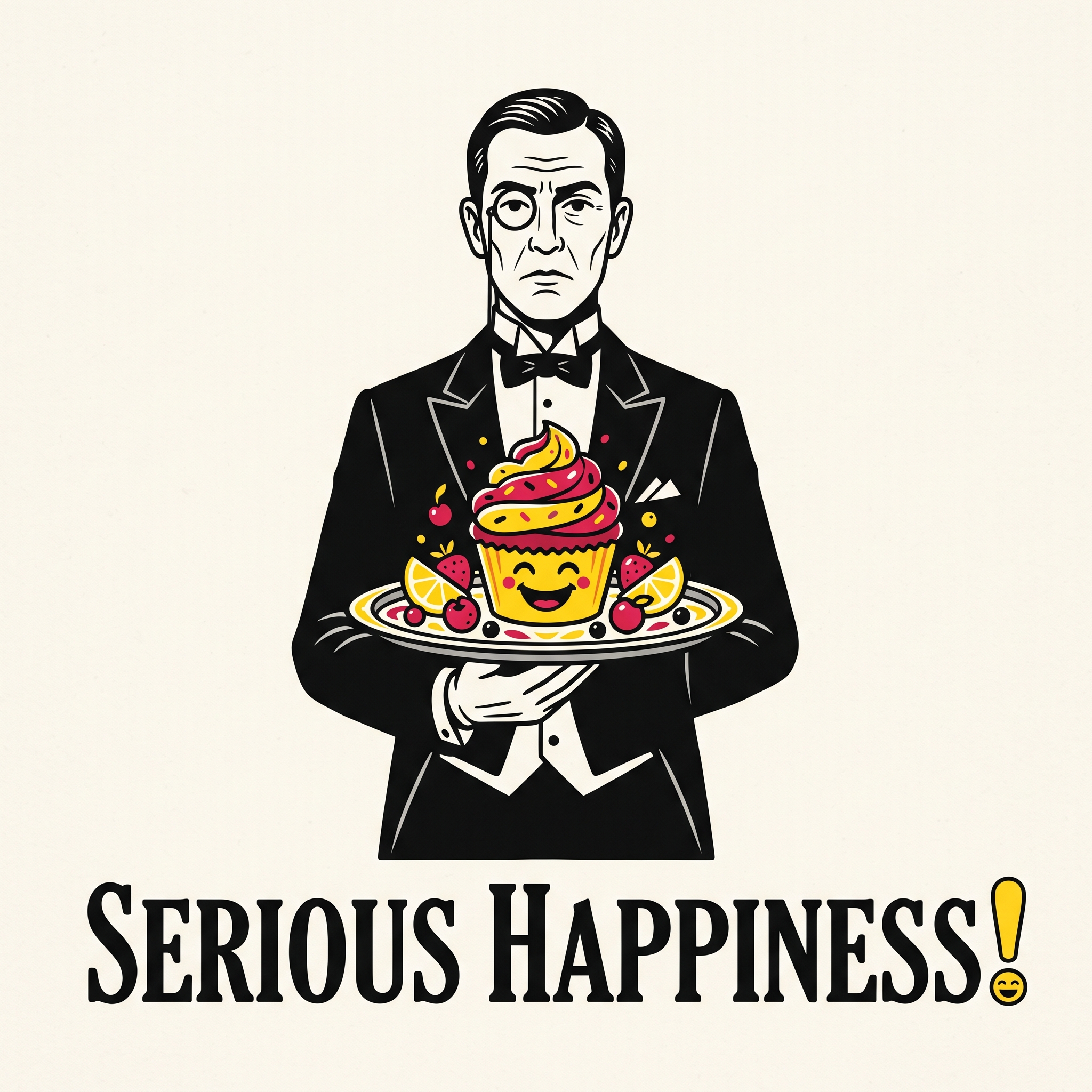Serious Happiness Steckling