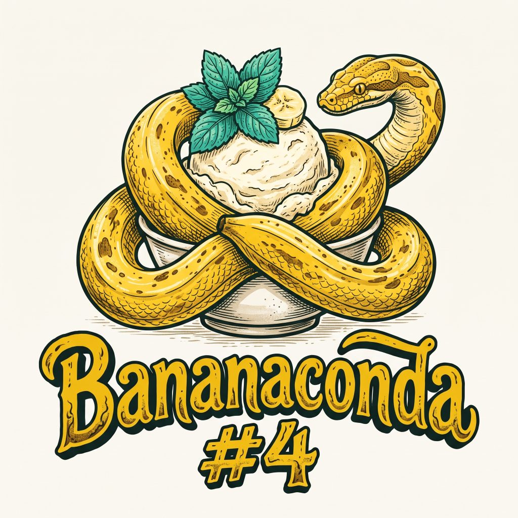 Bananaconda #4 in Steinwolle