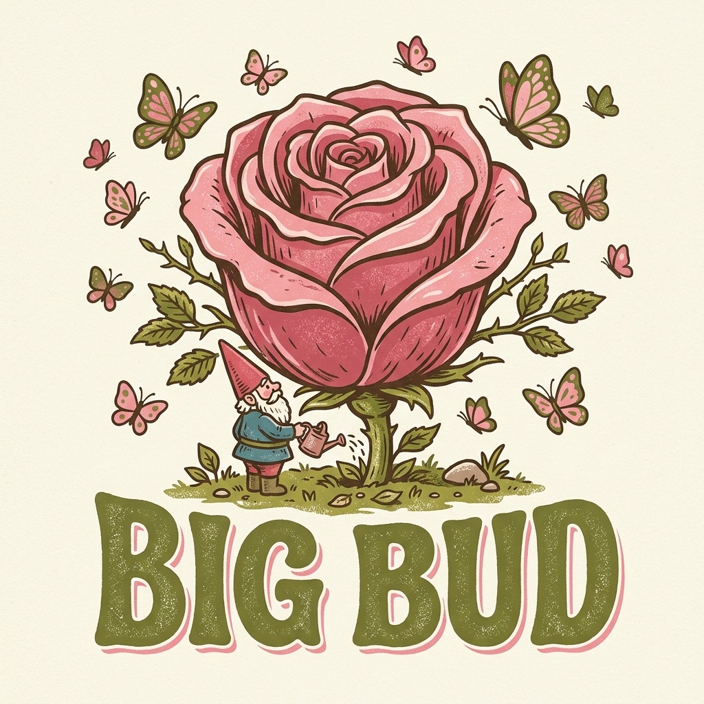 Big Bud in Steinwolle