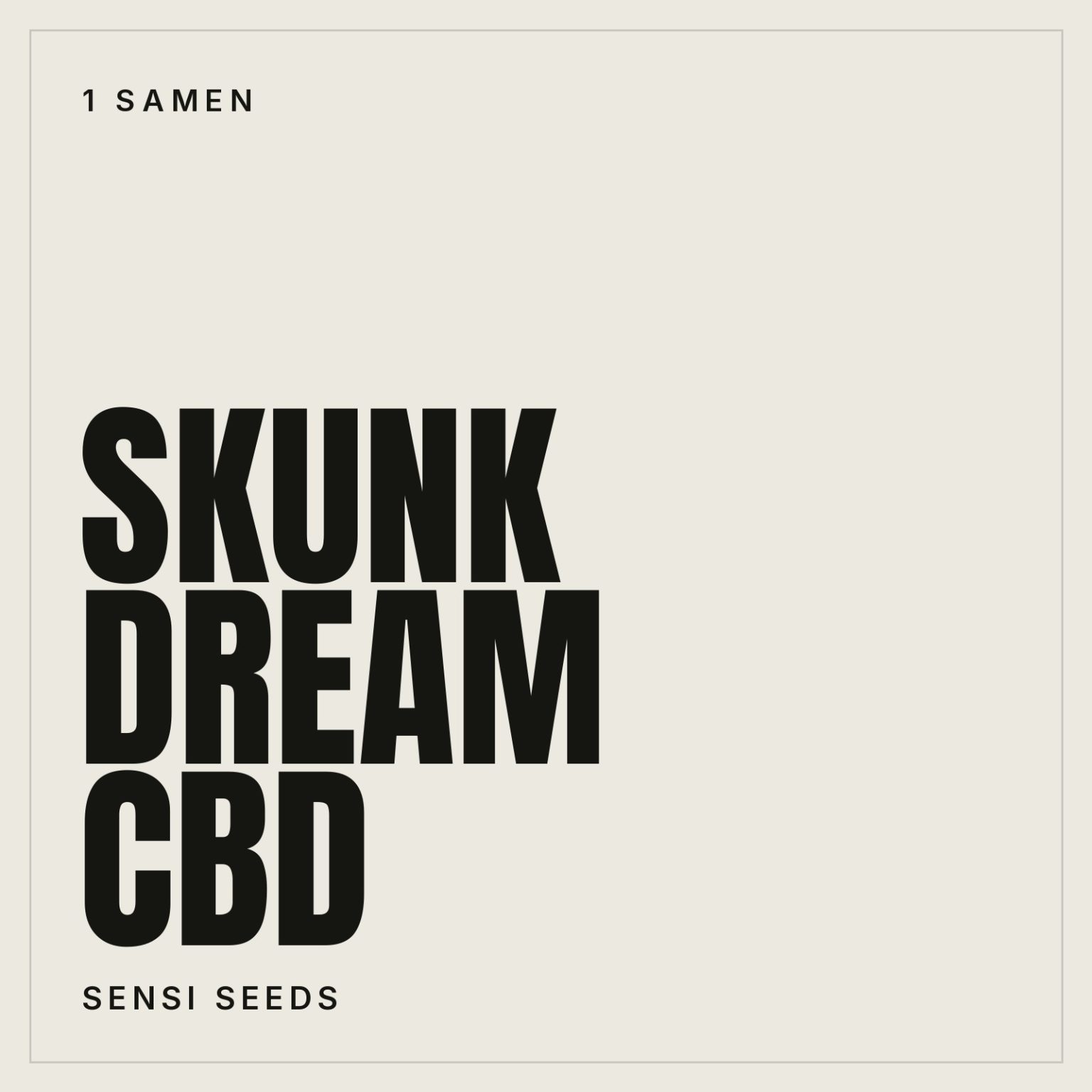 Sensi Seeds Skunk Dream CBD Feminisierte Hanfsamen
